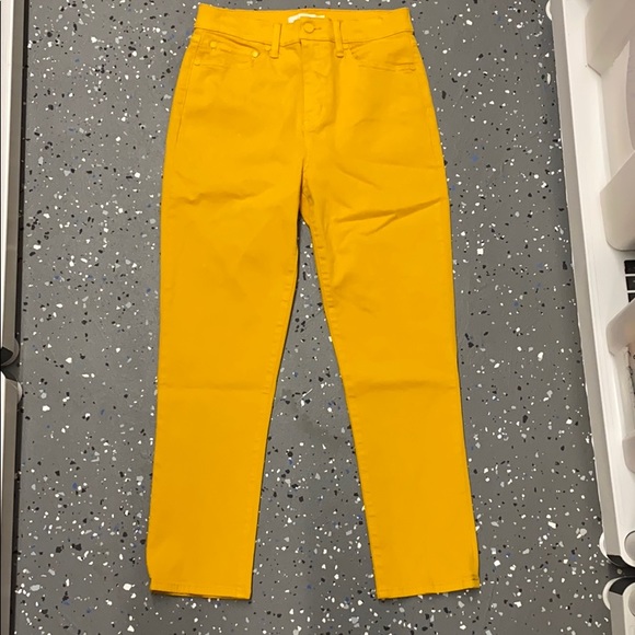 Mustard Yellow Tory Burch Jeans - Picture 3 of 9